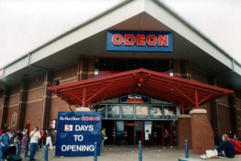 The Odeon cinema before its opening in 1993.