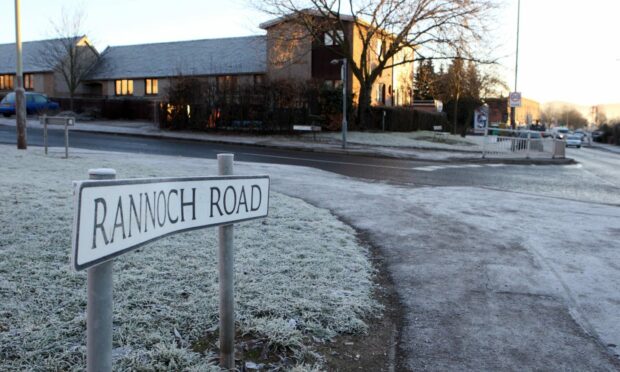 Daniel Reid ranted at police, while covered in blood, on Rannoch Road in the early hours of Christmas Day 2021.