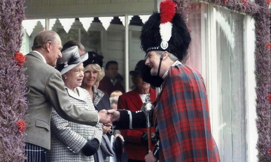 The Queen, Fife man Dick Hamilton and other members of the Royal family