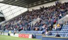 Raith Rovers supporters in the Penman Stand.