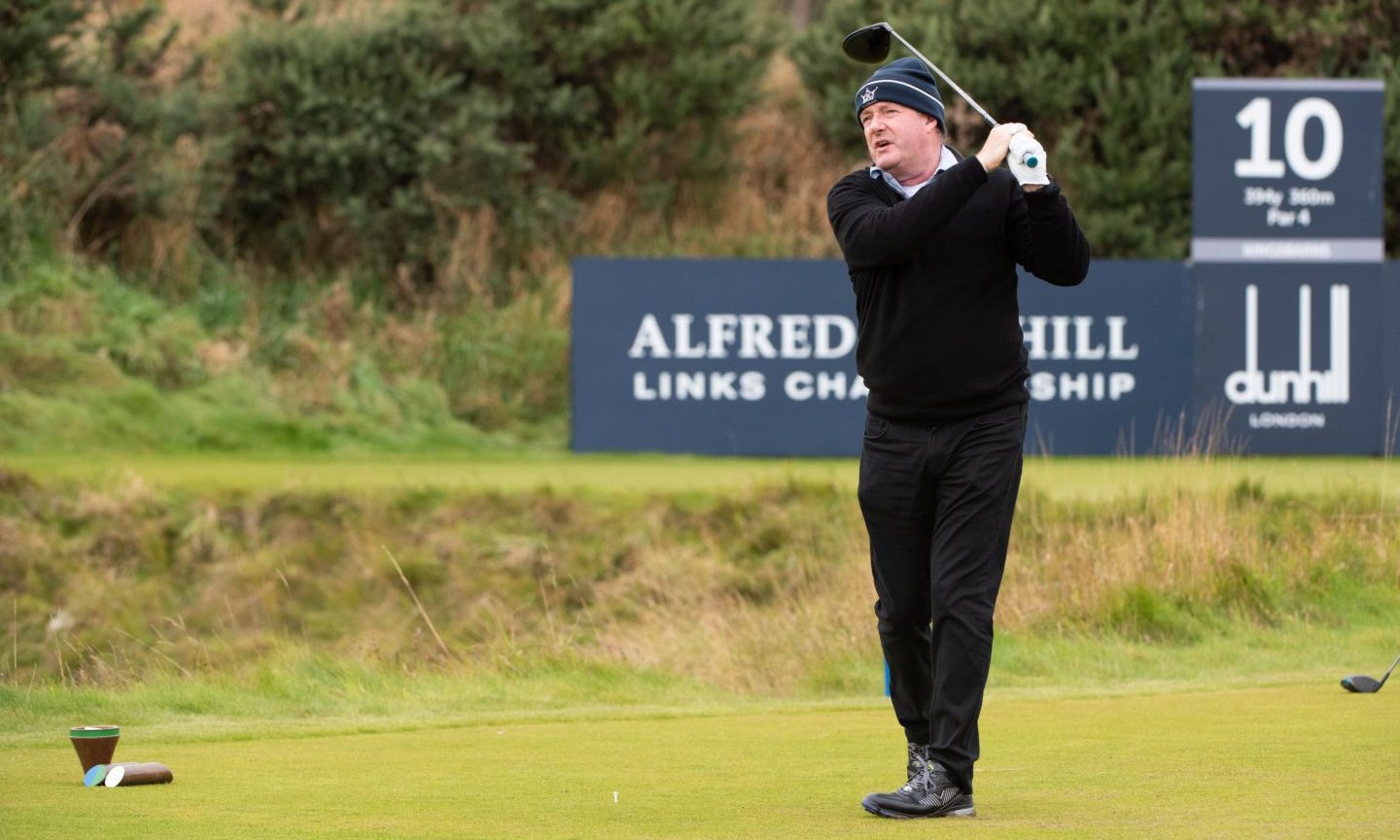 Piers Morgan - will join other celebrities for golf at St Andrews but what's his handicap? Image: Ian McIlgorm/Shutterstock