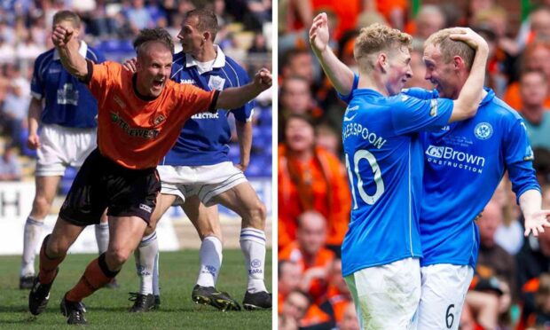 Two of the big Dundee United v St Johnstone matches.