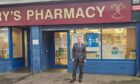 Davidsons Chemists managing director Allan Gordon outside the new St Mary's shop