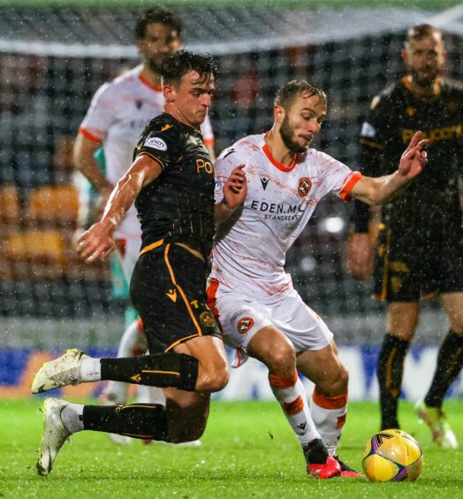 Hoti in Scottish Premiership action against Motherwell