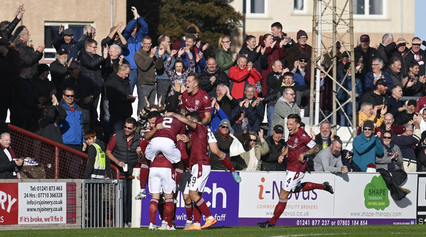 Campbell appreciates that the Gayfield faithful haven't had too much to cheer this season. Image: SNS