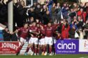 Scott Bitsindou believes Arbroath have a terrific team spirit. Image: SNS