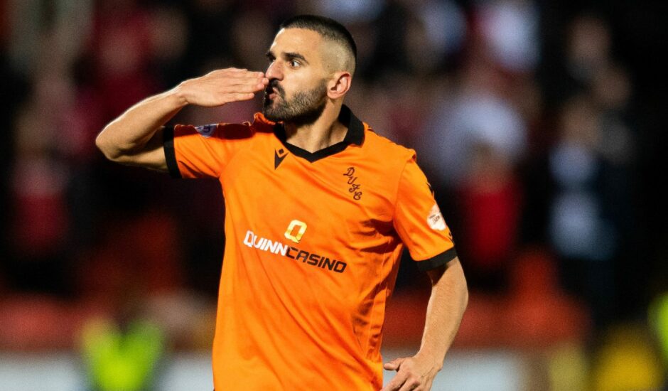 Aziz Behich says all of his thoughts are on Dundee United at the moment. Image: SNS