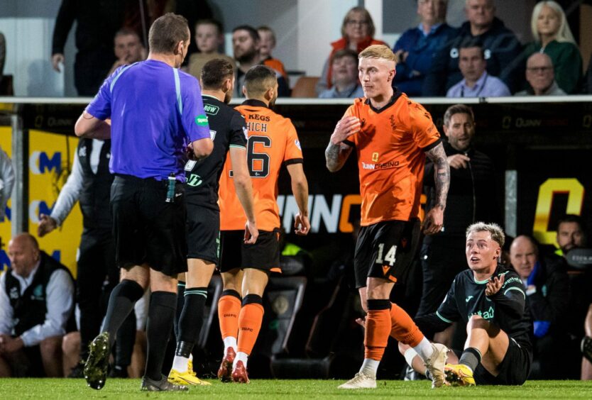 Craig Sibbald in action for Dundee United.