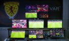 The VAR set-up in Baillieston. Image: SNS