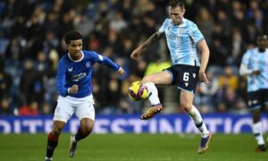 Dundee travelled to Ibrox for their last League Cup quarter-final in 2022. Image: Rob Casey/SNS