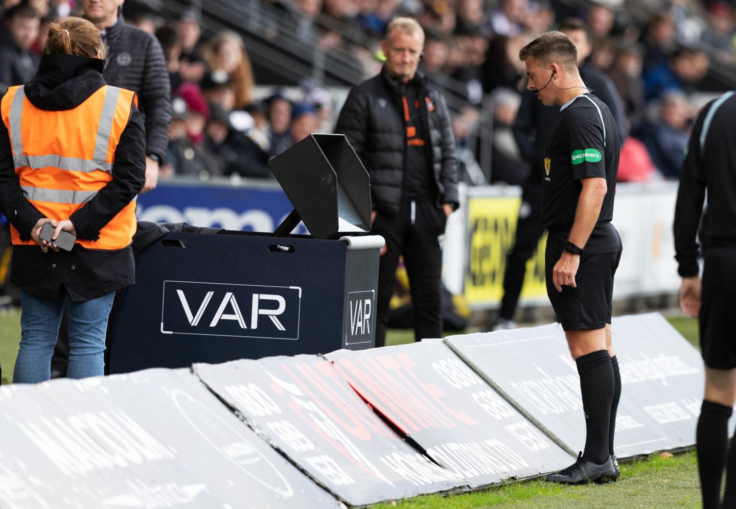 VAR is delaying the game too much, reckons Rab Douglas. Image: SNS