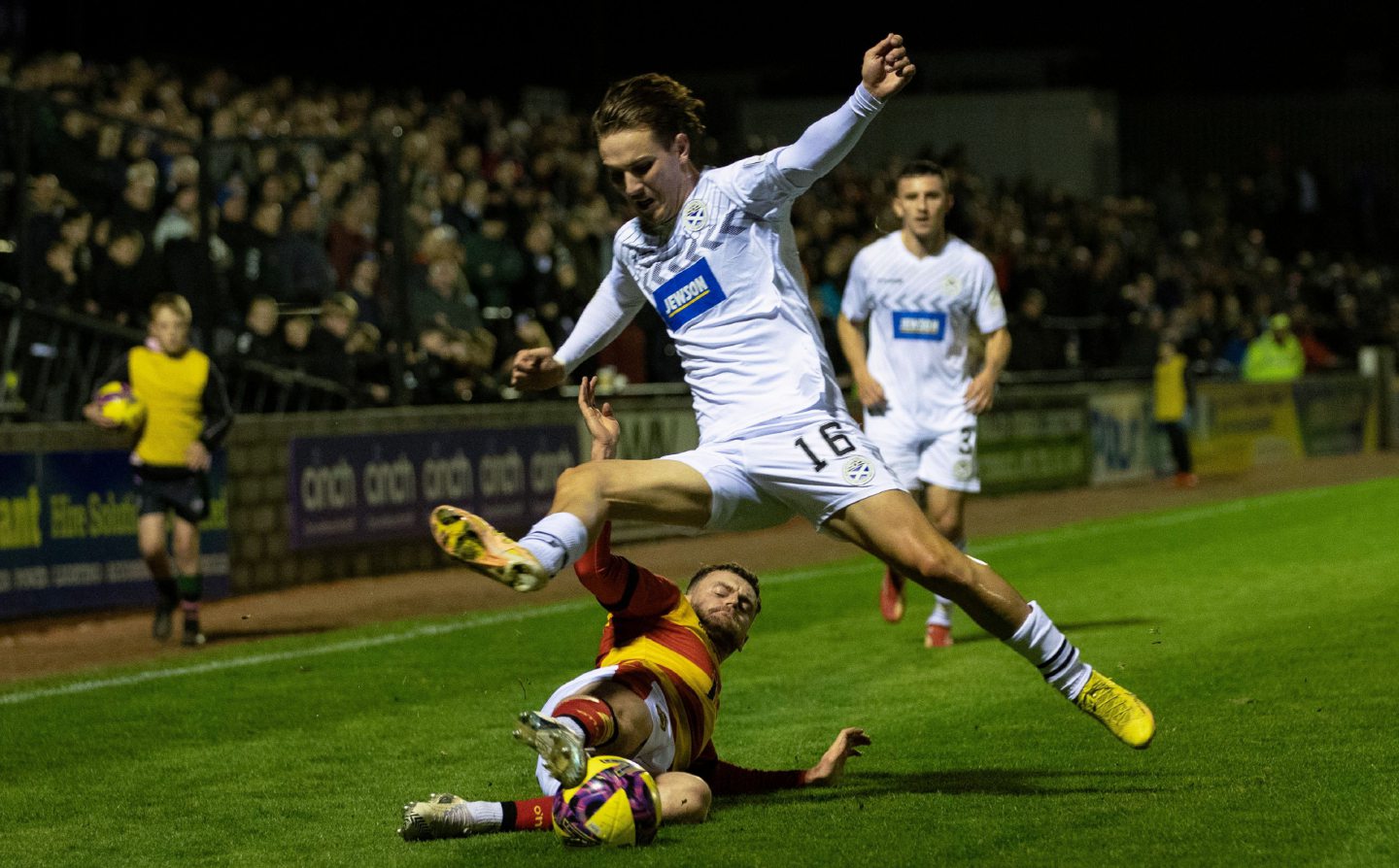 Chalmers jumped at the chance of first team football with Ayr. Image: SNS