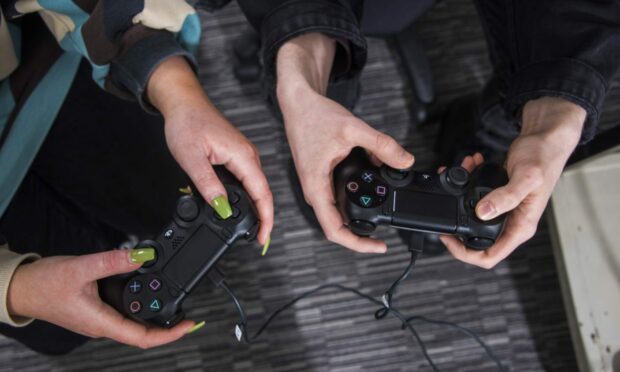 The event investigates gaming for those with sight loss. Image: Abertay University.