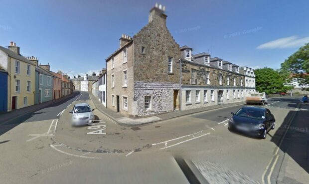 The A917 in Anstruther has been closed for emergency repairs to the water main. Image: Google Street View.