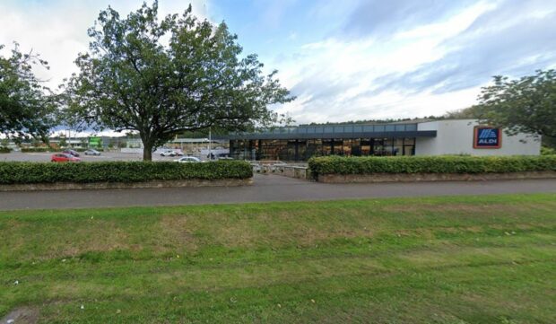 Aldi supermarket, Myrekirk Road, Dundee. Image: Google Street View.