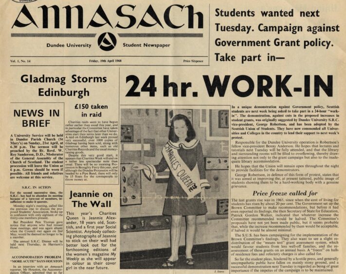 1968 front page of Annasach