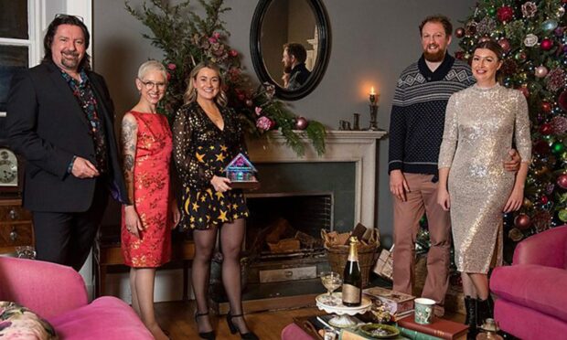 The winner of last year's Scotland's Christmas Home of the Year. Image: BBC.