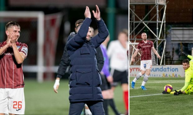 James McPake was full of praise for Craig Wighton. Photographs: Craig Brown.