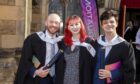 Fife College graduates proudly pose for photos on their graduation day