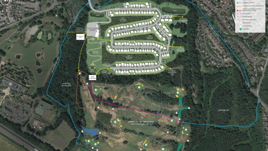 Craigie Hill Golf Club plans. 