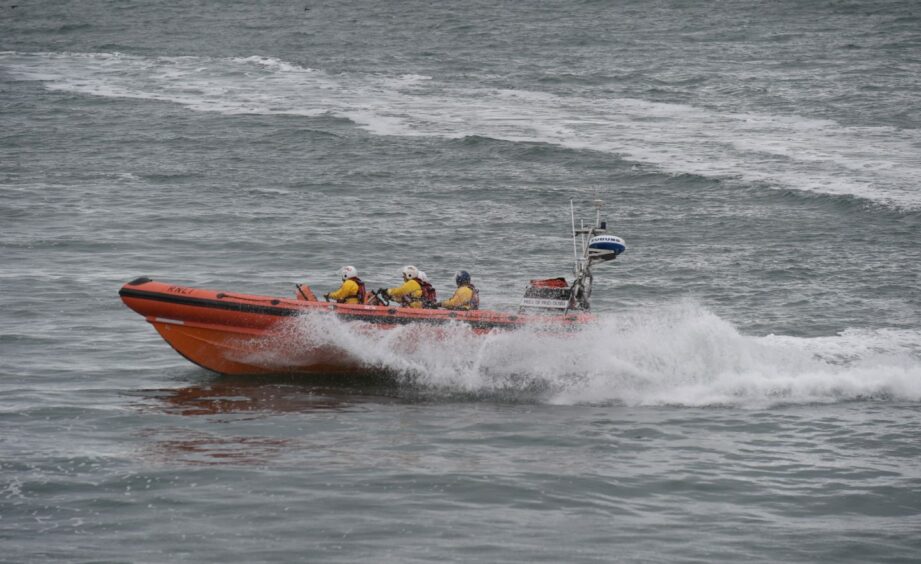 An Atlantic 85 is stationed at Stonehaven lifeboat station. Image: Paul Glendell.