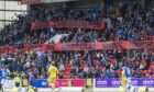 St Johnstone fans show support for troubled Turkish side Eskisehirspor. Image: SNS