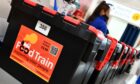 Food Train shopping box helping pensioners in Dundee.