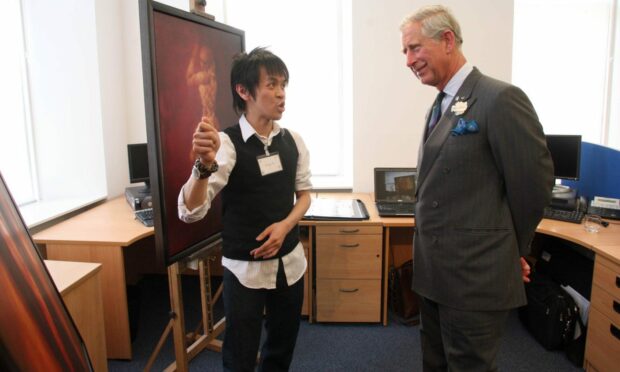 Frank To meets Prince Charles more than a decade ago. Image: Frank To