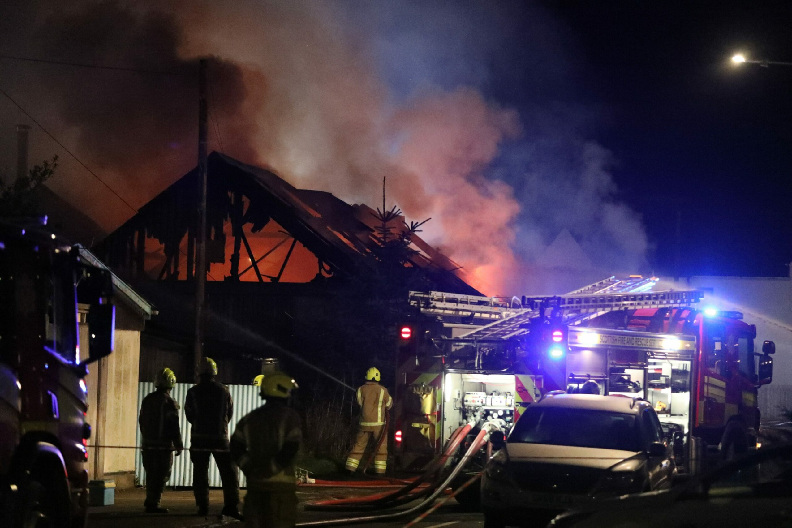 A previous laundry fire on Blairgowrie's Emma Street.