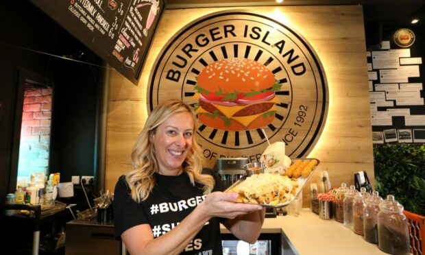 Burger Island owner Raina Miller. Image: Gareth Jennings/DC Thomson.