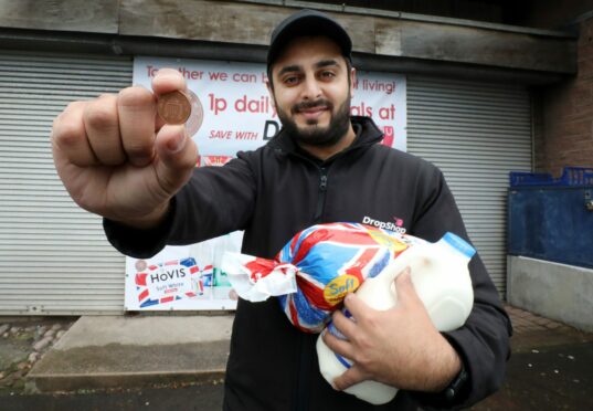 Faisal Naseem has set up the 1p promotion for the festive period. Image: Gareth Jennings/DCThomson