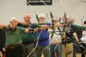 Links Archers take aim at an indoor session in Montrose. Image: Gareth Jennings/DCThomson