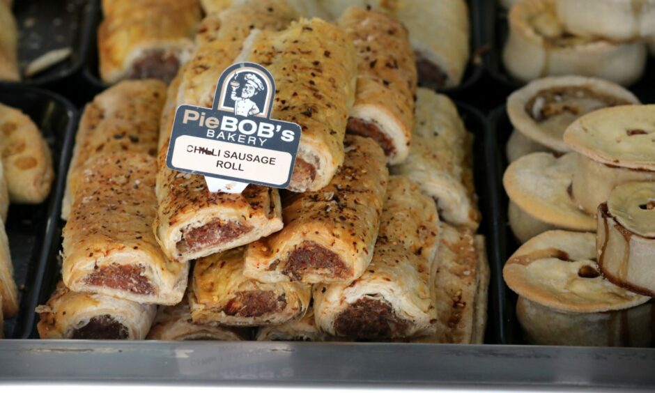 pie bob's bakery sausage rolls