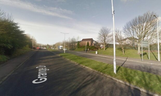 The crash took place on Grange Drive in Dunfermline. Image: Google Street View.