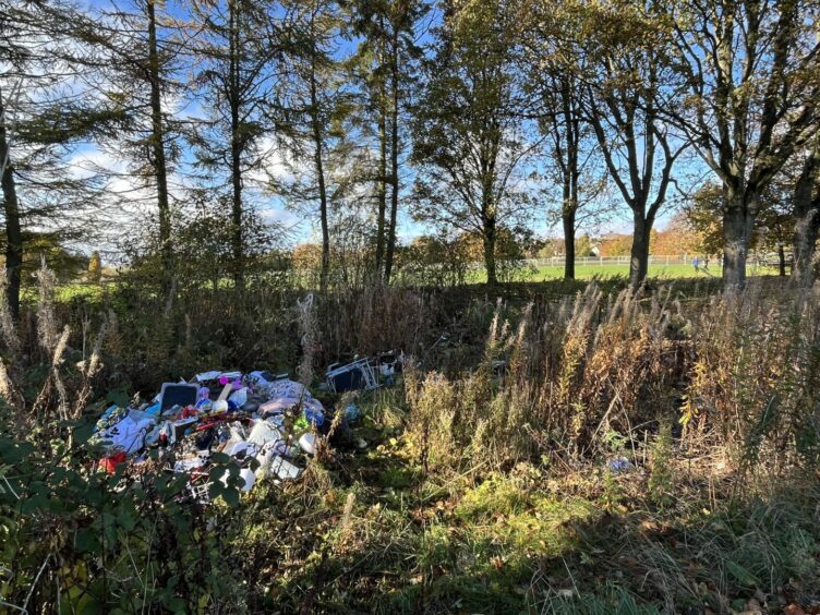 Forfar fly-tipping
