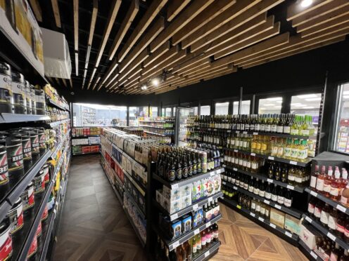 A photo of inside the Beer Cave at Greens of Dundee