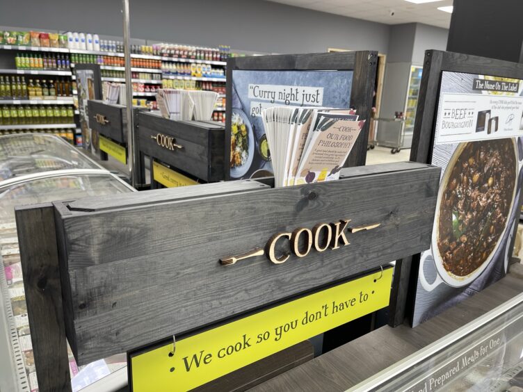 A photo taken inside new convenience store