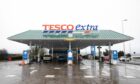 The petrol station at Tesco Riverside is currently closed after the incident. Image: Kim Cessford / DCT Media.