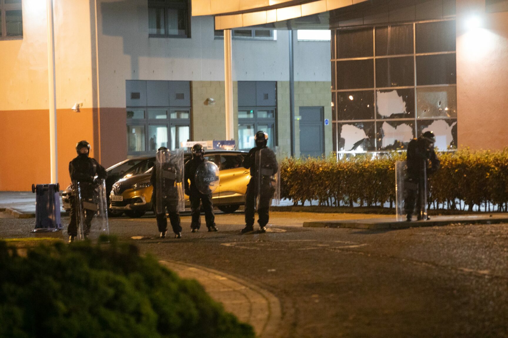 Balgowan Avenue Dundee yobs set 'wall of fire' on Halloween