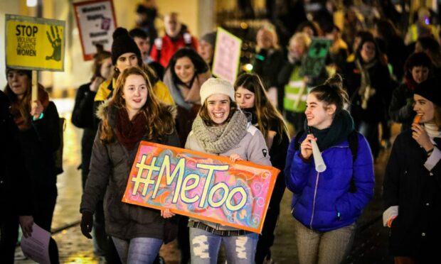 Dundee violence against women Reclaim The Night March