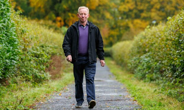 Councillor William Robertson by Loch Leven. Image: Kenny Smith/ DCT Thomson