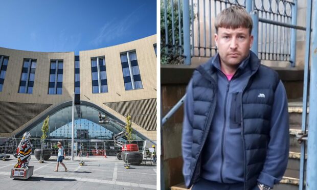 Ross MacPhail caused nearly £8k of damage swinging on the chandelier of the Sleeperz Hotel in Dundee.