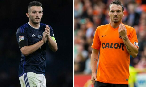 McGinn, left, and Sneijder. Image: SNS/DCT