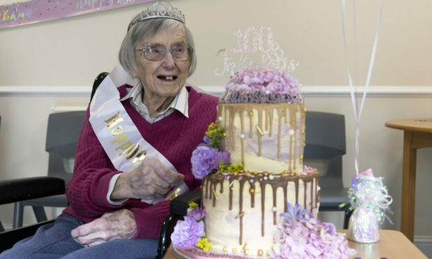 Molly Cunningham Pitlochry 100th birthday