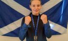 Niamh Mitchell with her European Championships gold medal. Image: Boxing Scotland