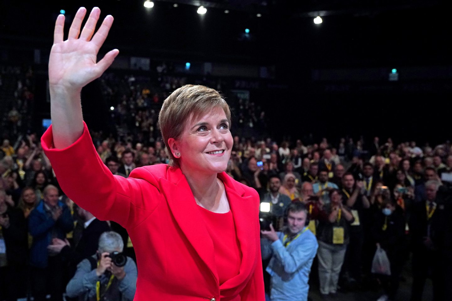 Nicola Sturgeon set out independence plan at SNP conference.