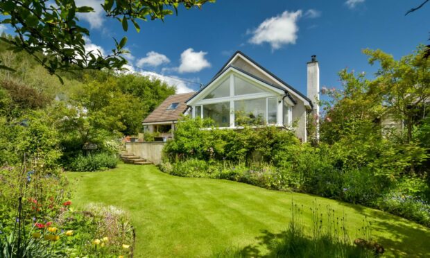 Pinetrees has a fantastic sunroom extension. Image: Galbraith.