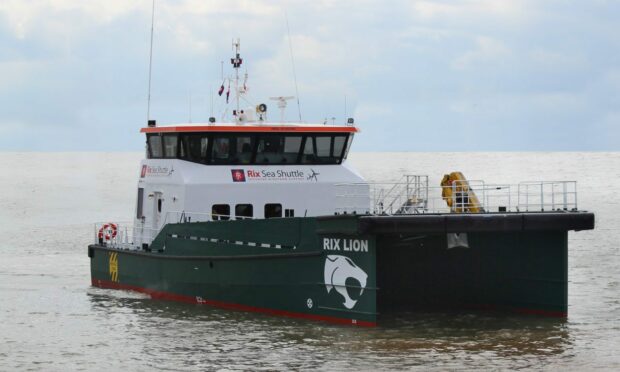 The Rix Lion, which will transport technicians and equipment to NnG's offshore substations. Image: Rix Renewables