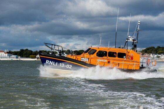 Only one jet-propelled Shannon-class lifeboat will be coming to Arbroath or Broughty Ferry. Image: Steve Parsons/PA Wire.