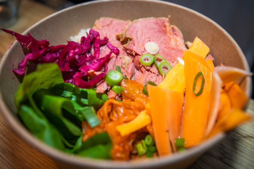 A hot salt beef Korean Buddha bowl is also on the Bannisters menu.